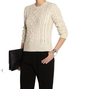 NWOT Isabel Marant Cable Knit Wool Sweater